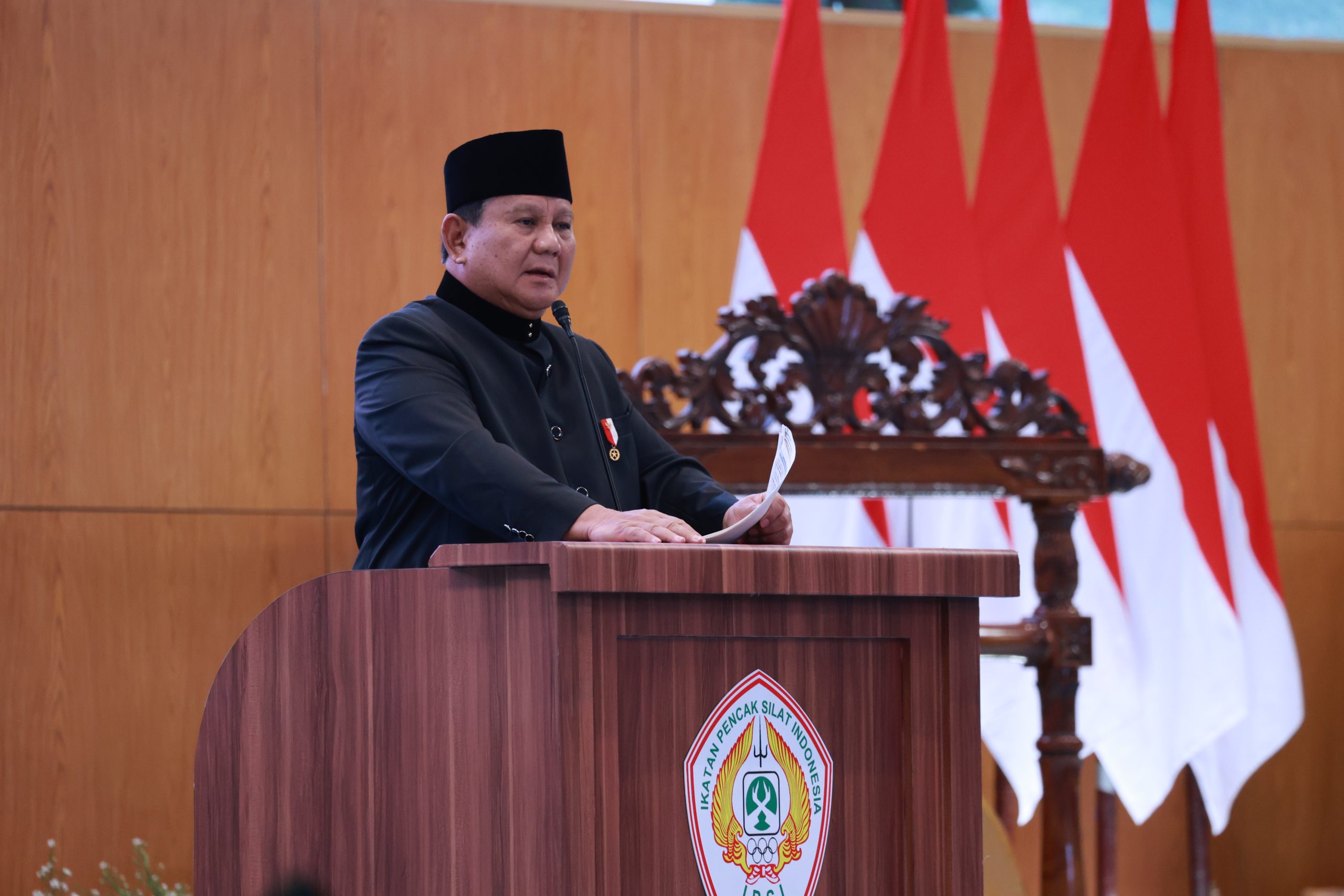 Pesan Prabowo ke Ketua Umum IPSI baru: Bawa Pencak Silat ke Olimpiade